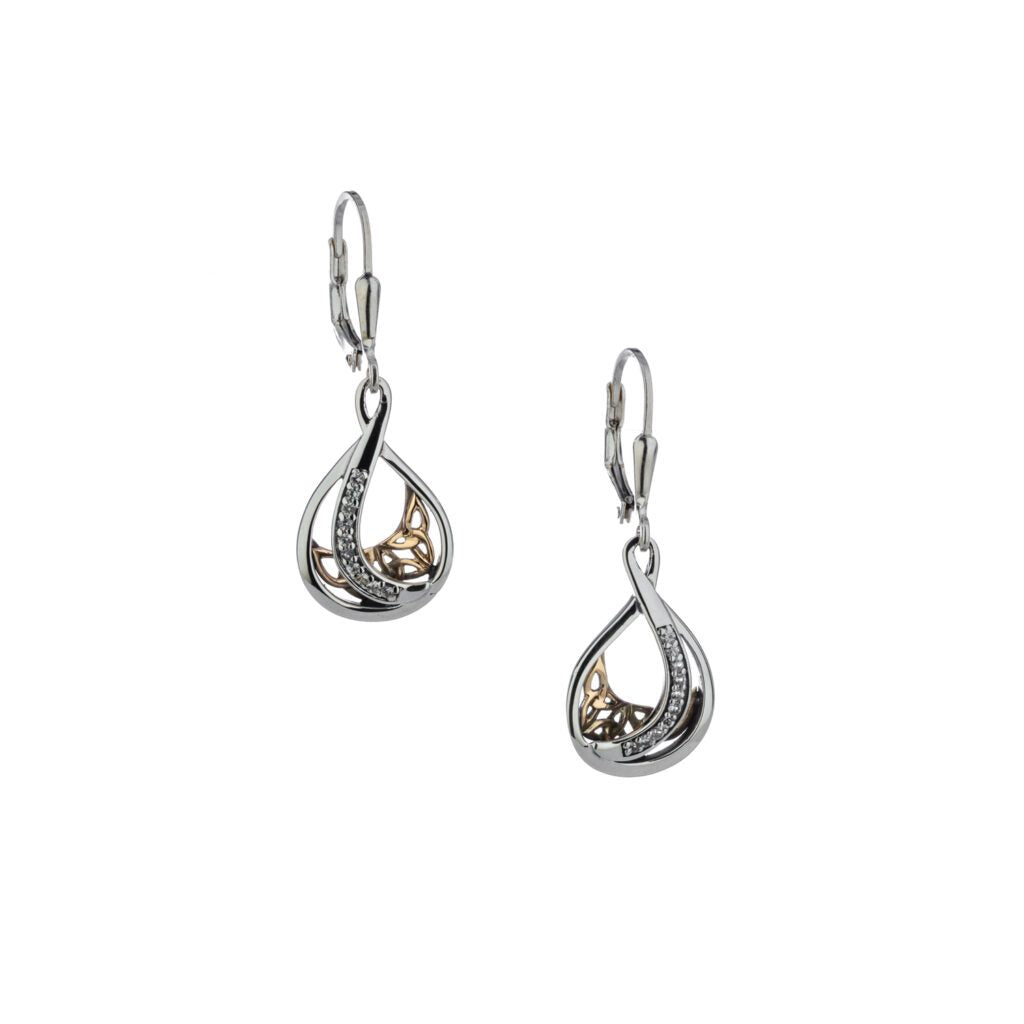 Trinity Teardrop Earrings | Keith Jack