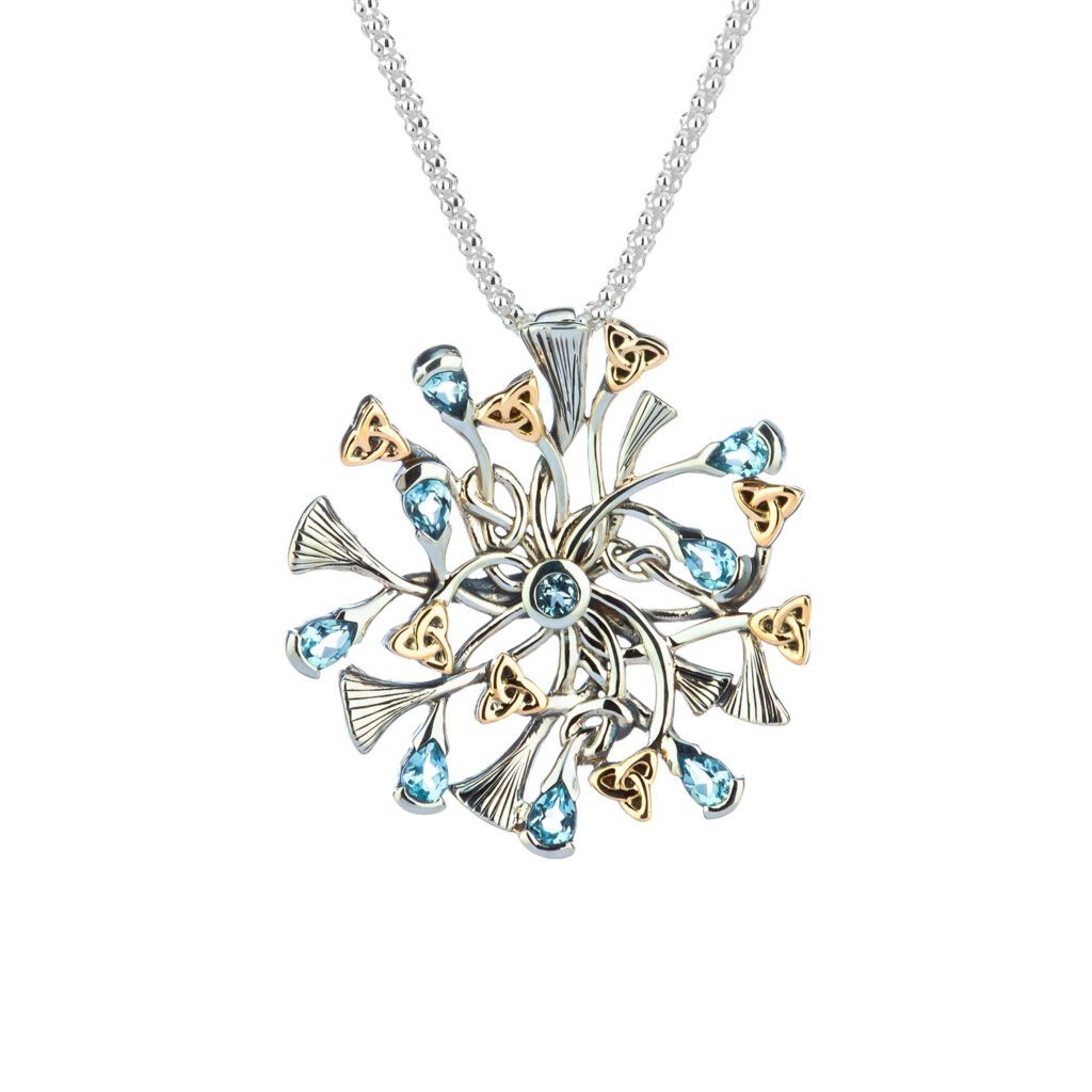 Blue Topaz Rhapsody Pendant | Keith Jack